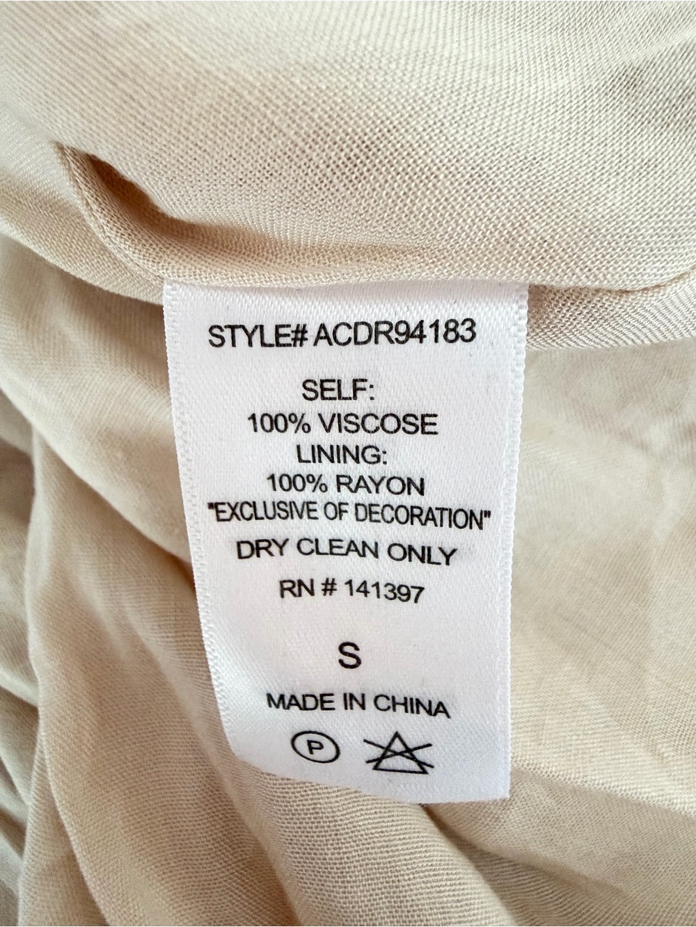 ASTR The Label Cream Embroidered Side Tie Lace Up Maxi Dress Small 8550 - Picture 10 of 13